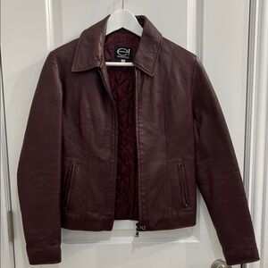 Vintage leather jacket from Europe